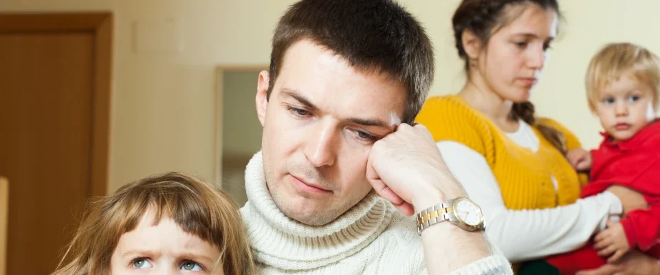 family four after quarrel home