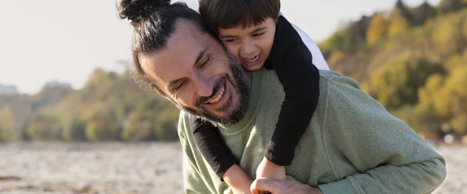 father spending time with his child